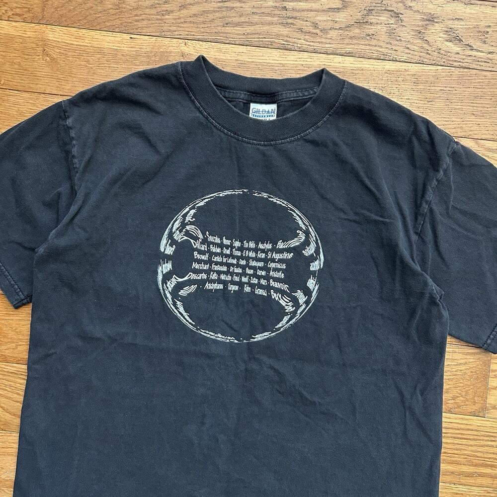 Vintage 90s Philosophers Worm Hope Möbius Strip Tee Shirt Medium